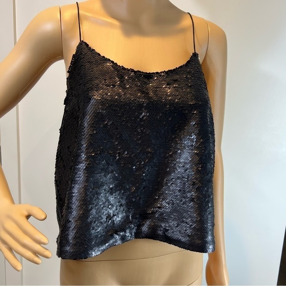 2/$15 3/$25 Black sequin Forever 21 top size M - Picture 1 of 4